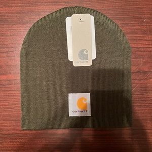 Unisex Carhartt Olive Green Uncuffed Beanie